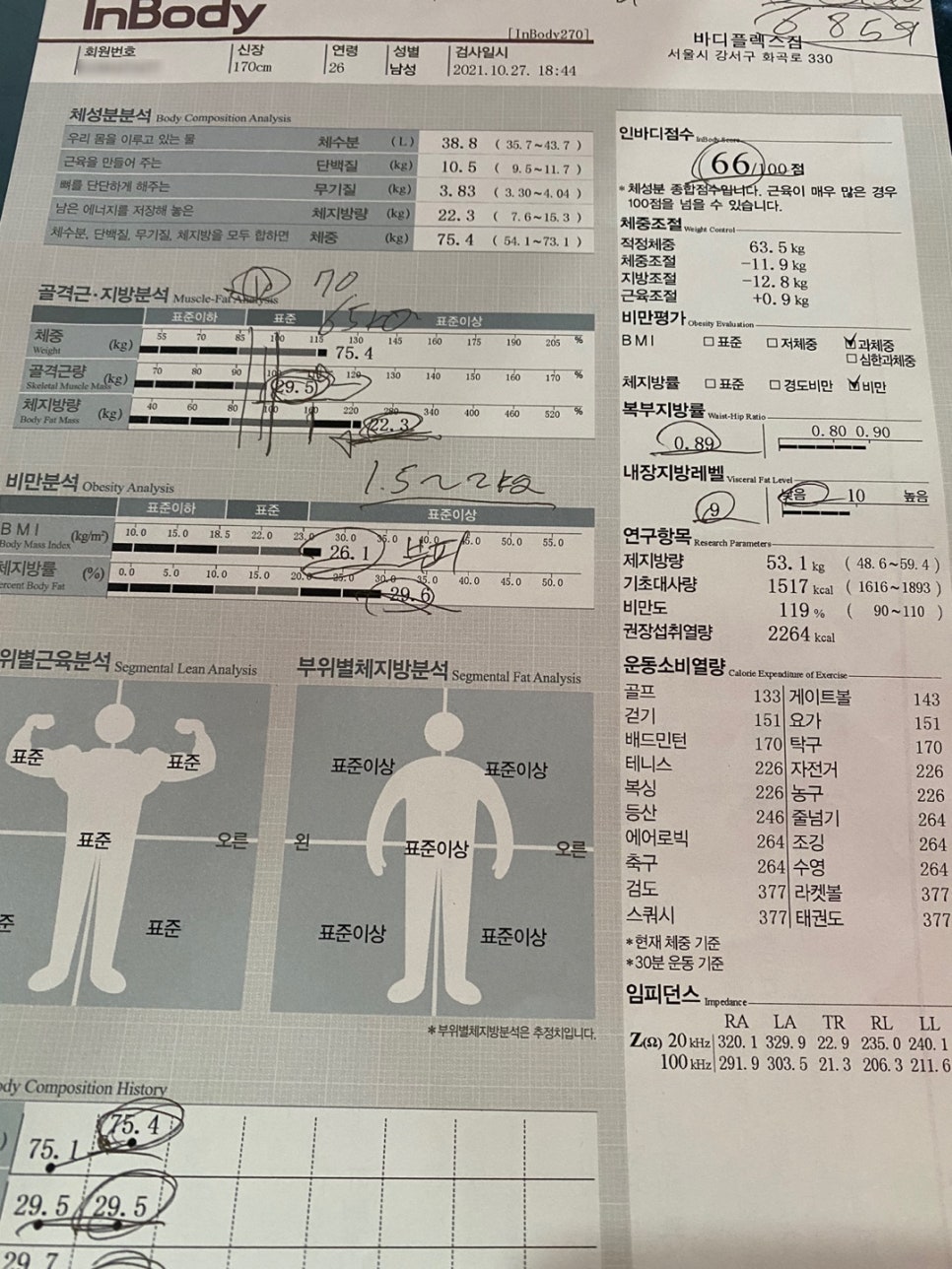 바디플렉스짐강서 이미지