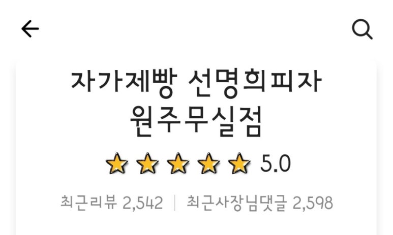 선명희피자원주 이미지