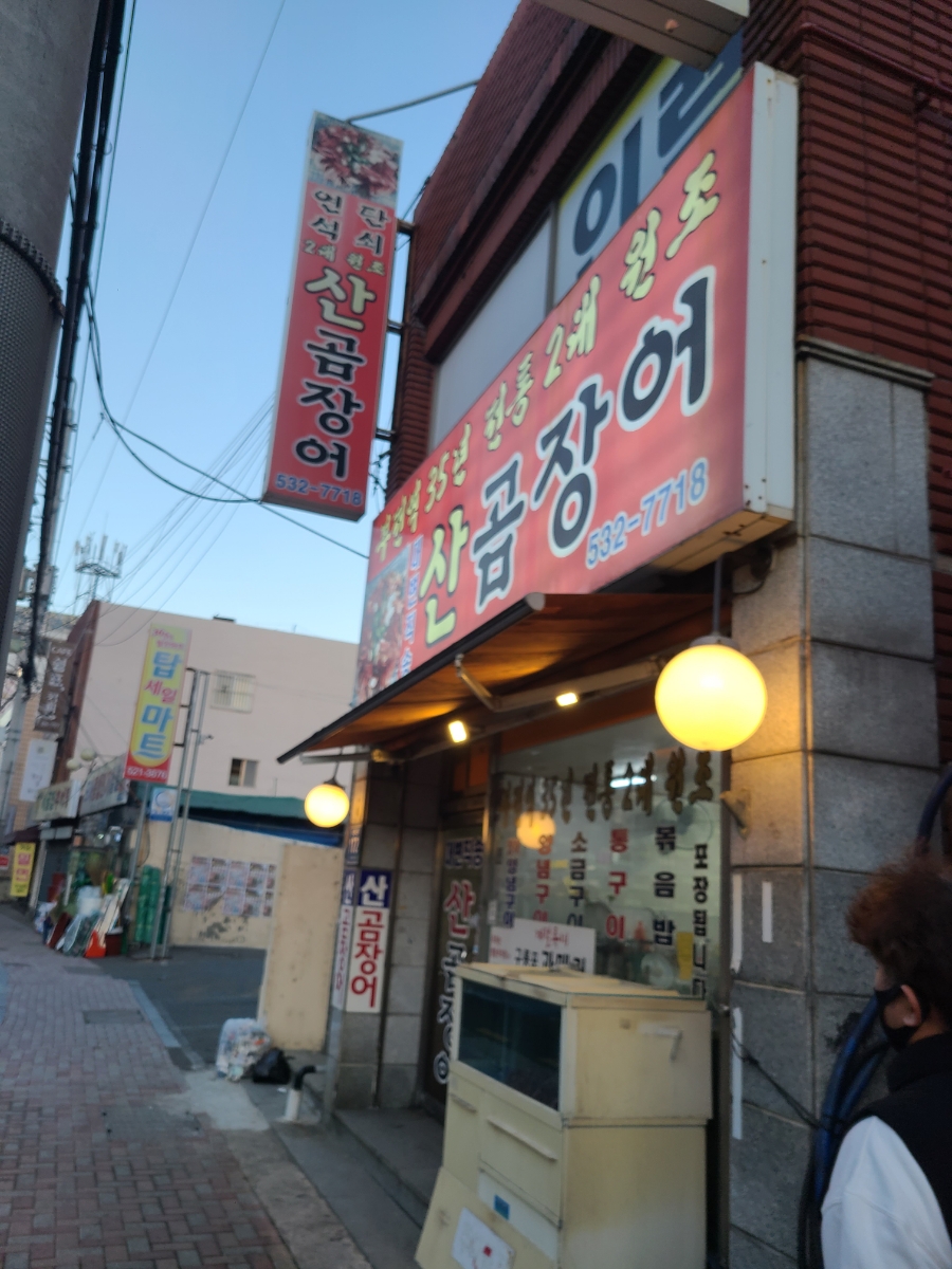 대변 산 곰장어 이미지
