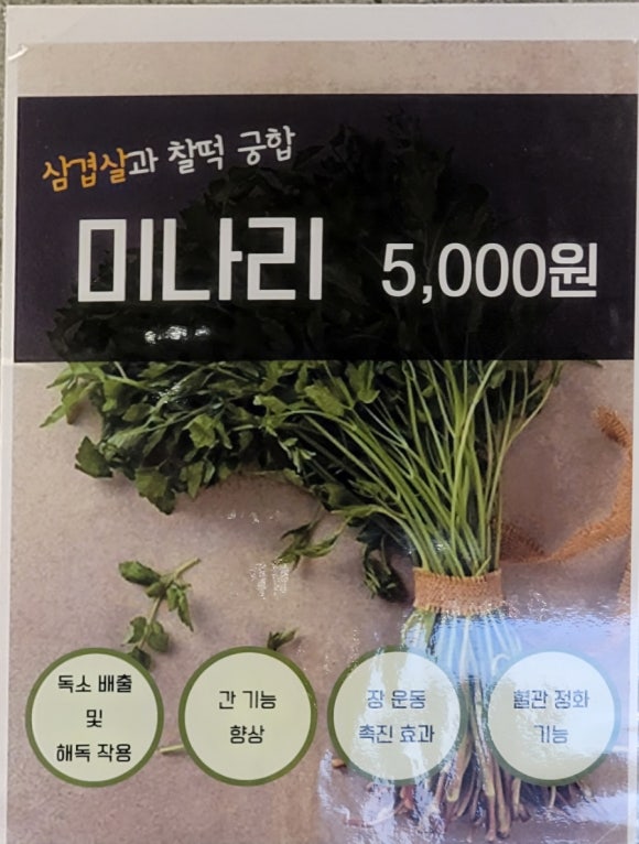 미나리꽃돼지 이미지