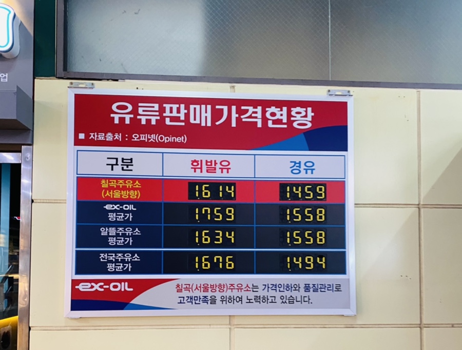 칠곡제일주유소 이미지