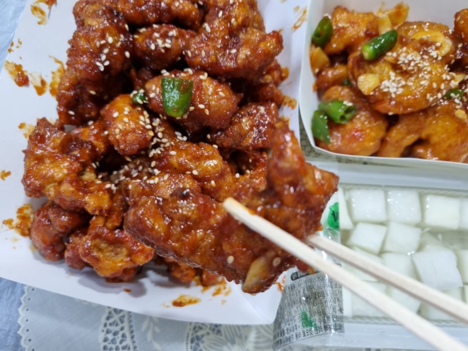 만년 닭강정 이미지