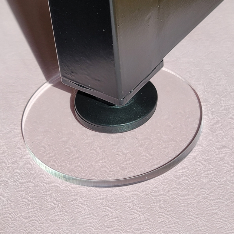 [배송]화이트 컬러 아크릴 가구 식탁 쇼파 다리 받침 매트 눌림 보호 : 네이버 블로그