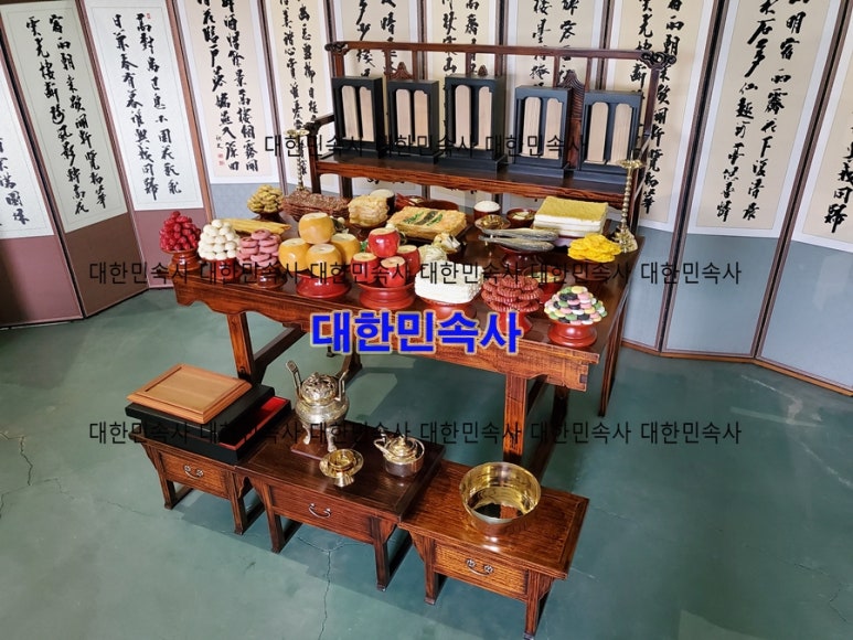고려종가차례상 이미지