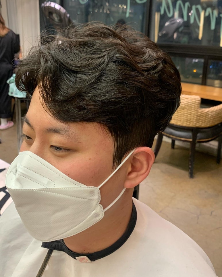 남자 손질 쉬운 가르마 펌 : 네이버 블로그