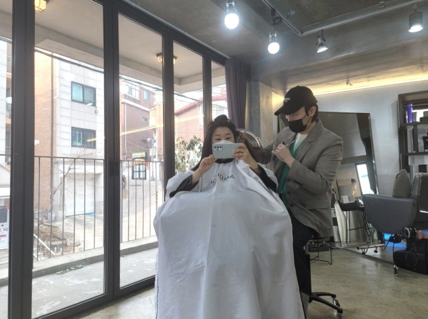 펌앤드컷 이미지