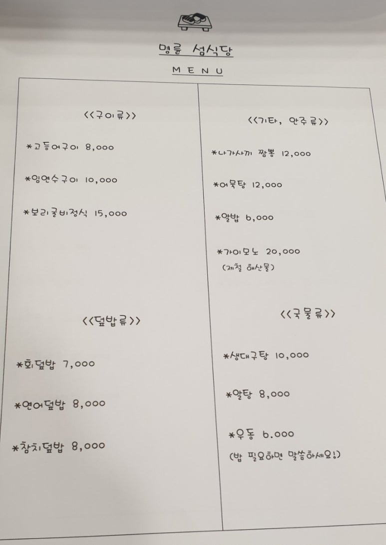 명륜섬식당 이미지