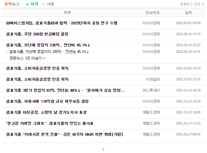 보광식품 이미지