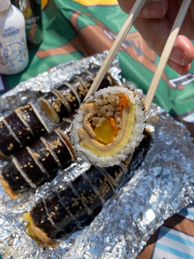 시장김밥 이미지