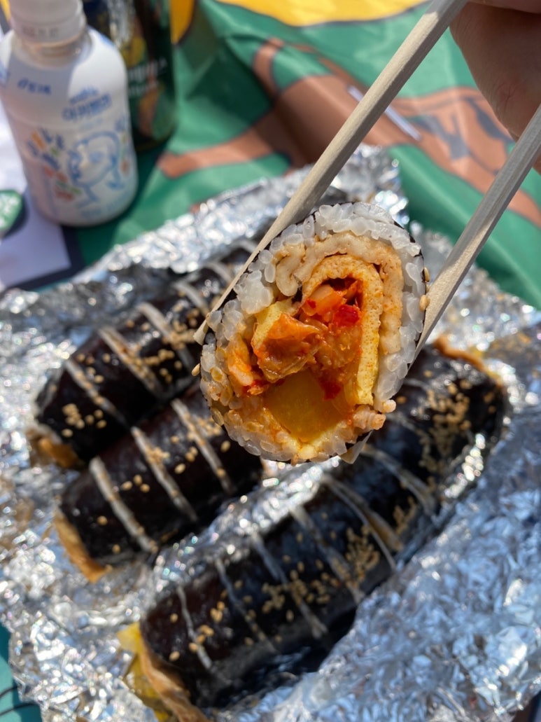 시장김밥 이미지