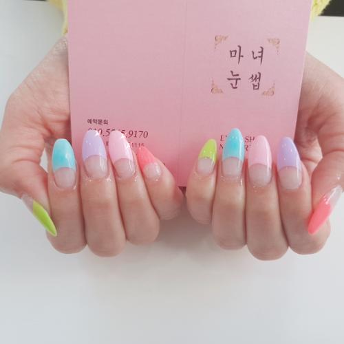 마녀속눈썹&네일 이미지