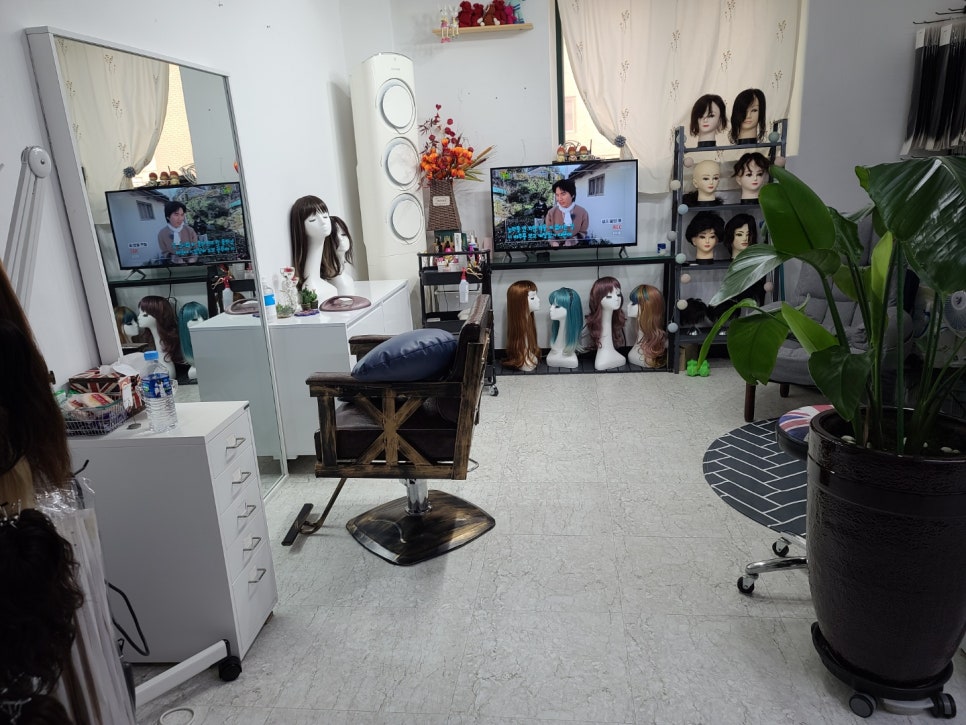 온붙임머리 이미지