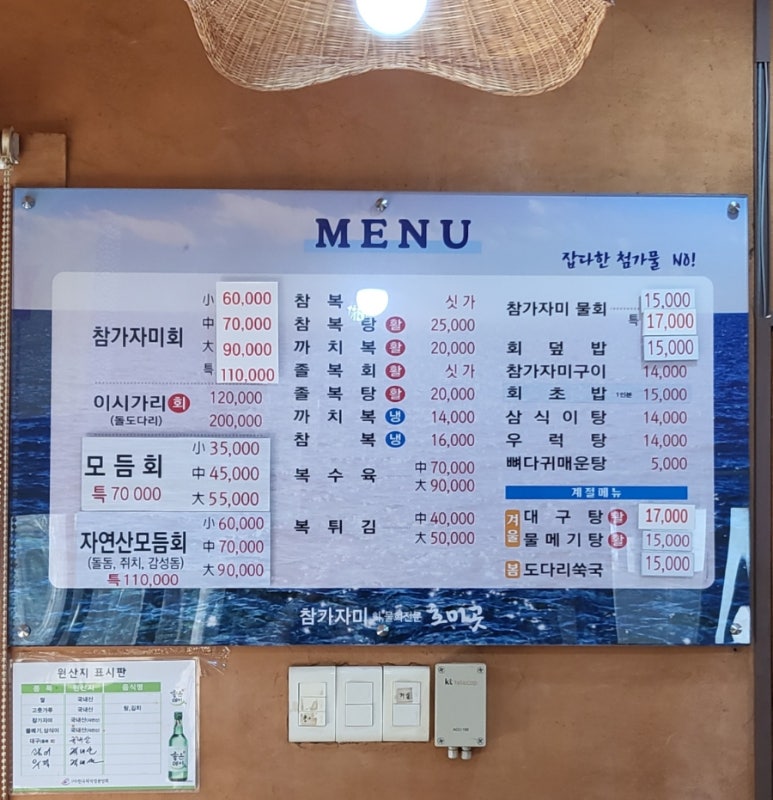 호미곶참가자미 이미지
