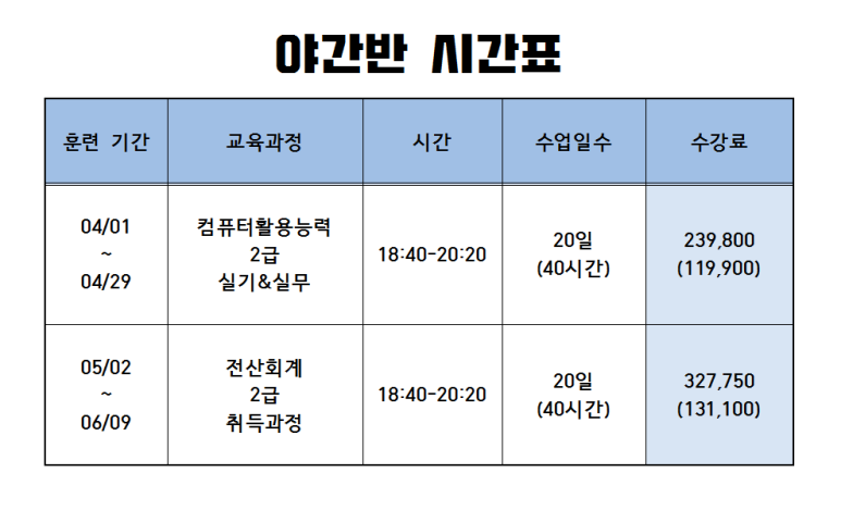 서령컴퓨터학원 이미지