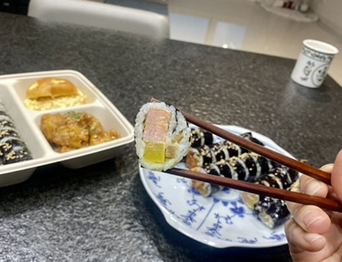 한줄애김밥 이미지