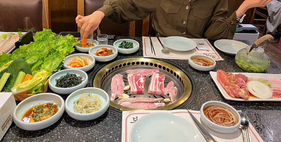 소주와삼겹살 이미지