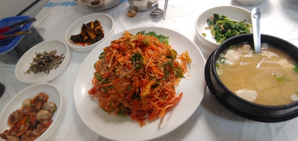 산더미회무침 이미지