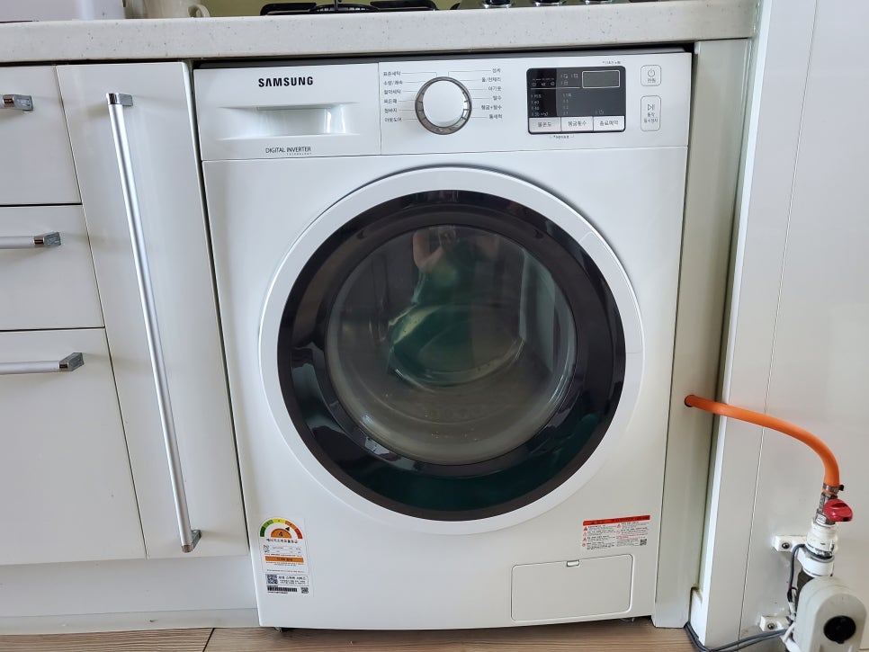 삼성 드럼세탁기 (WW90T3100KW) 설치후기 : 네이버 블로그