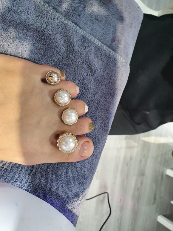 daisy nail 이미지