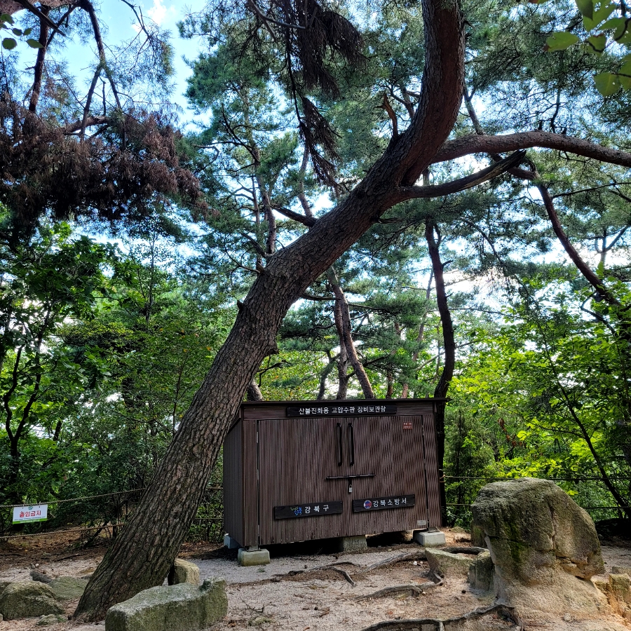 산불진화 고압수관 보관함 이미지