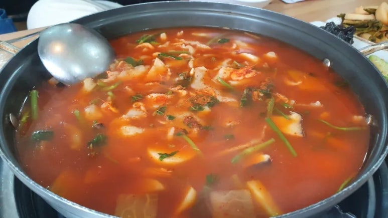민물새우탕손수제비 이미지