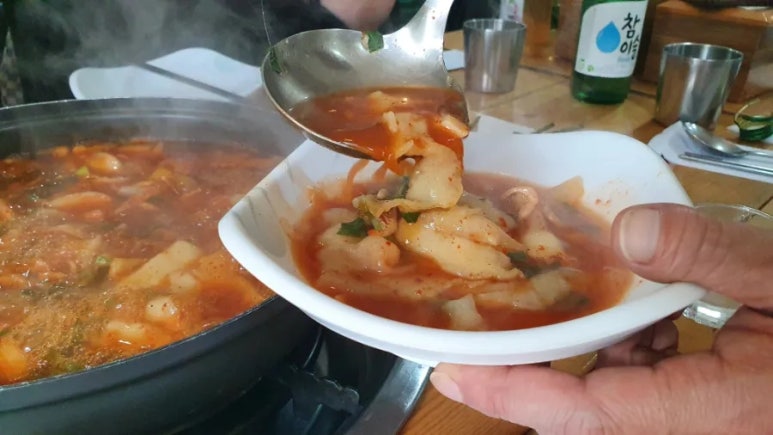 민물새우탕손수제비 이미지