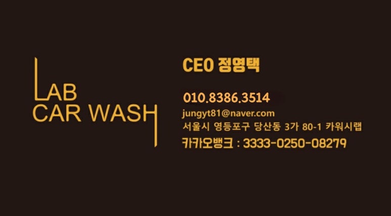 카워시911 이미지