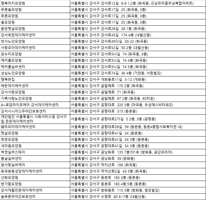 서울시니어스타워요양원 이미지