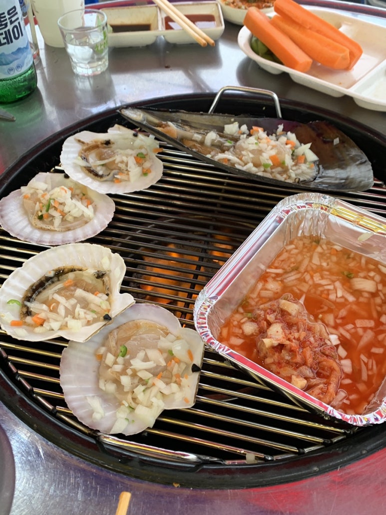 바다회조개구이 이미지