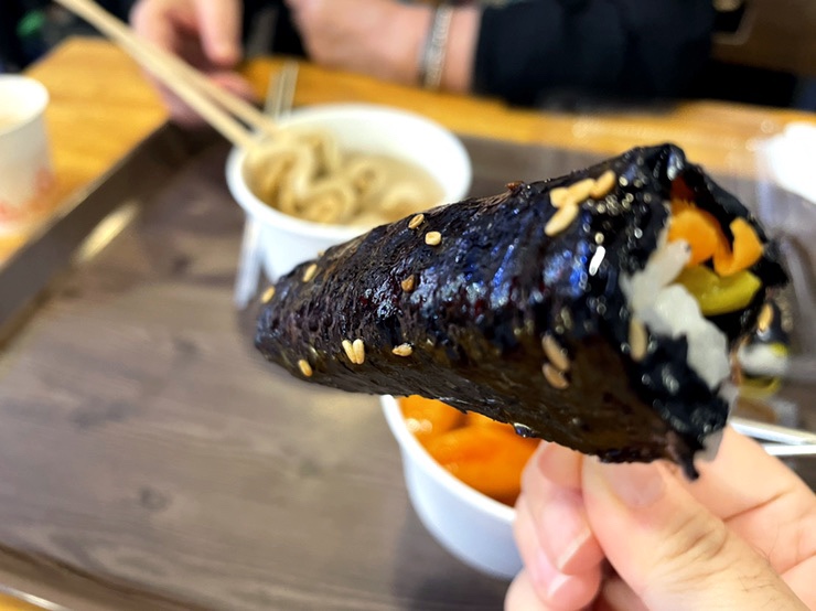 시장김밥 이미지