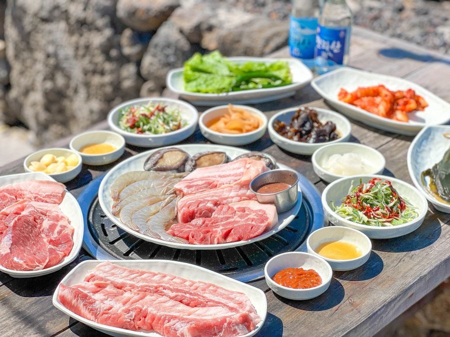 돈해상제주한림협재흑돼지 이미지