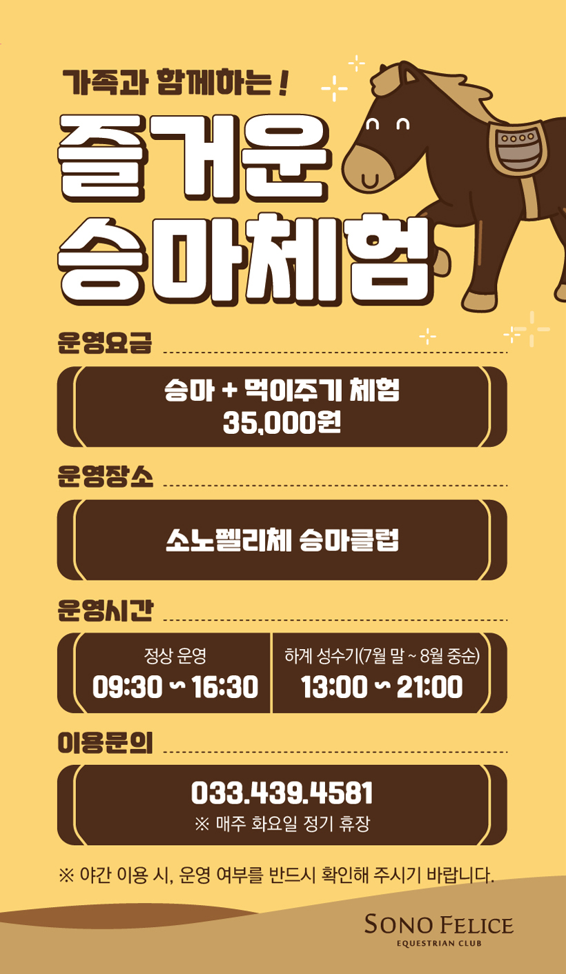 펠리체승마클럽 이미지