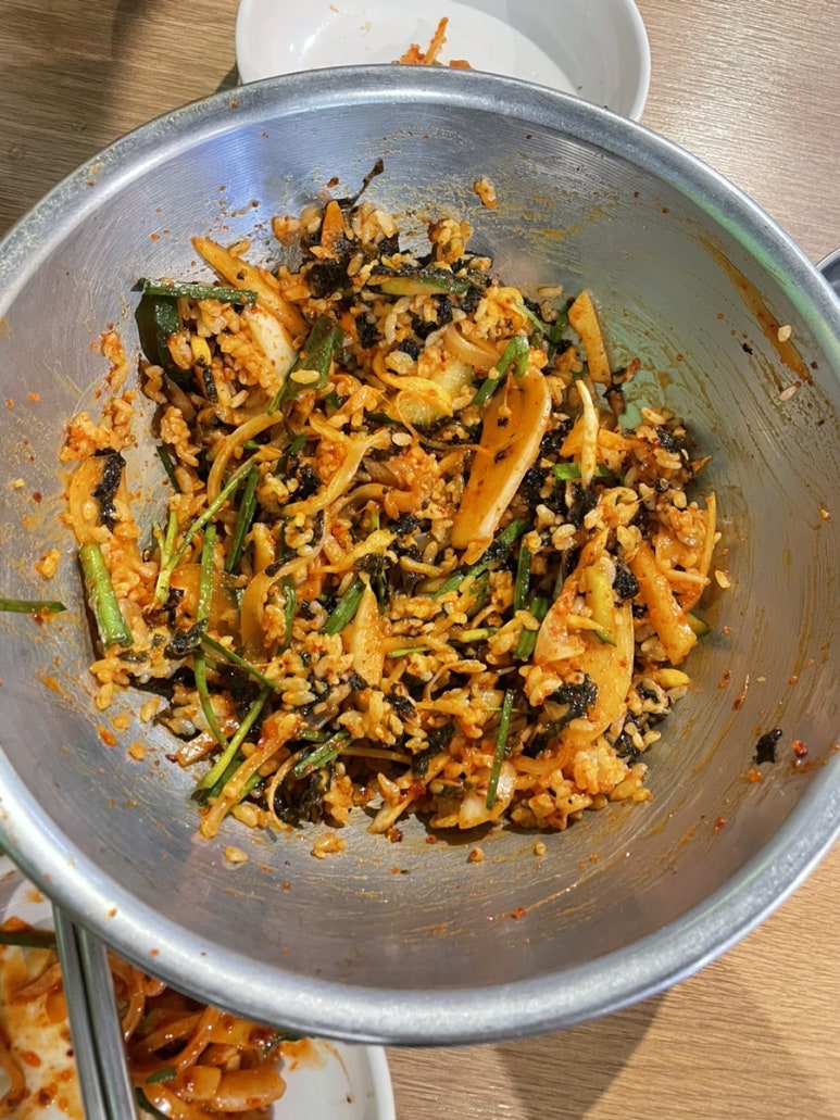 산오징어양푼무침 이미지