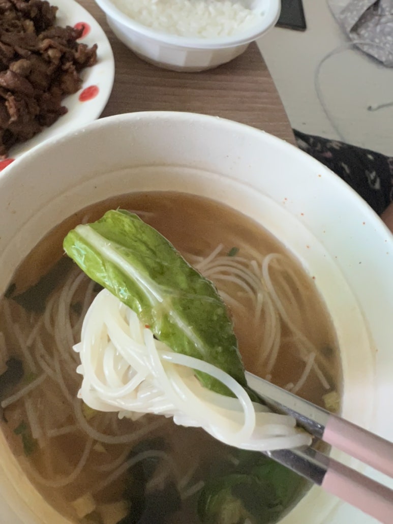 미가멸치국수 이미지