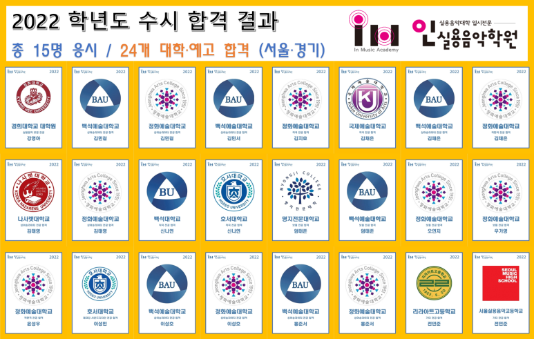 길실용음악학원 이미지
