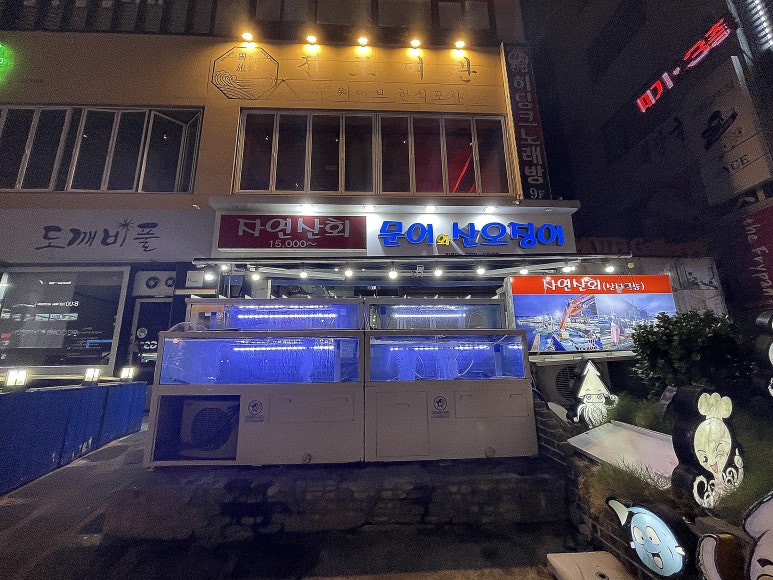 문어와산오징어 이미지