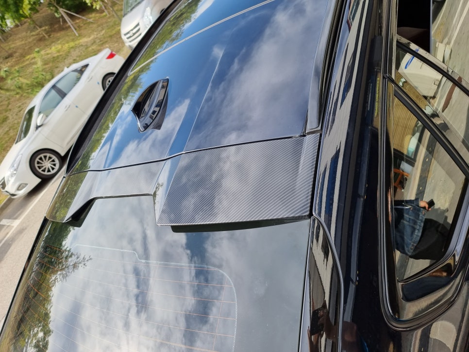 화성 동탄기흥로 / 랩핑 / 실내랩핑 / 그릴글라스윙 카본수전사 / BMW / X6