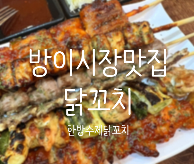 한방 수제 닭꼬치 이미지