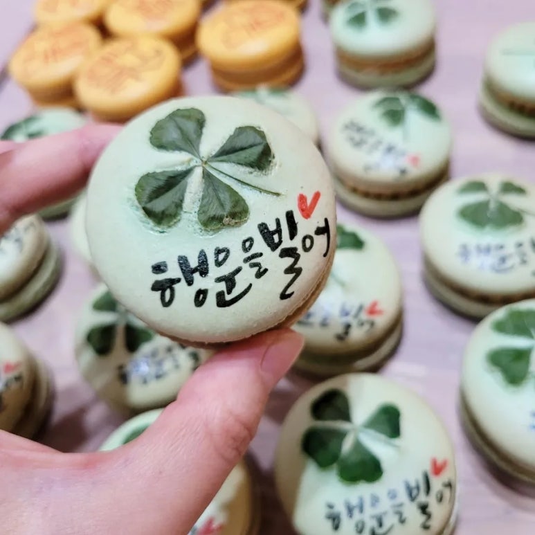카롱레터 이미지