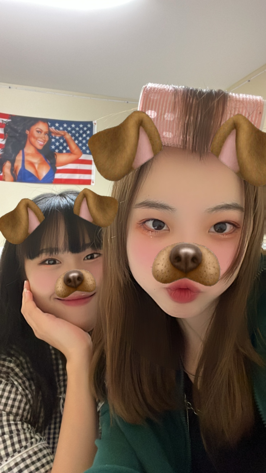 물든머리 이미지