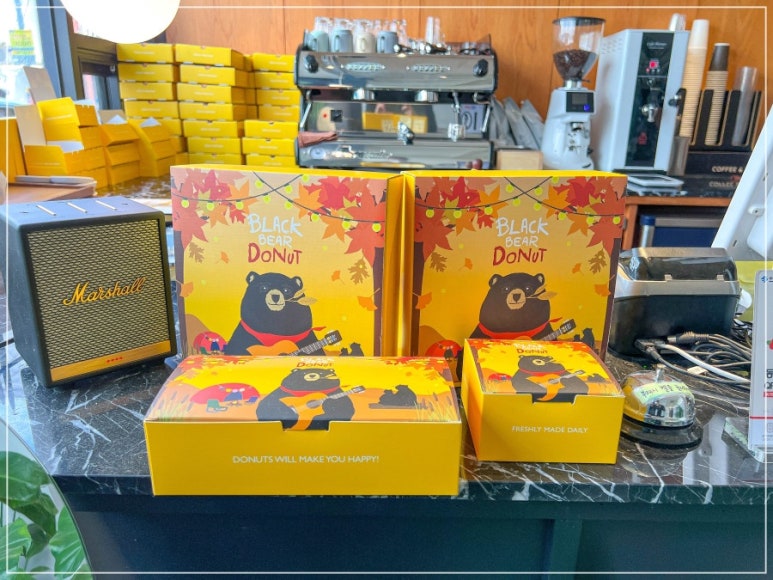 블랙베어도넛 이미지