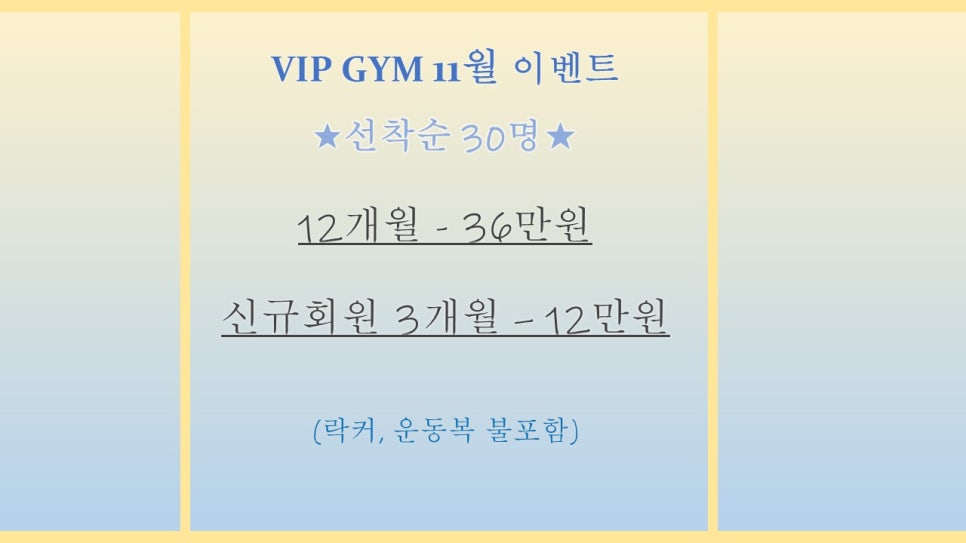 브이아이피짐 이미지