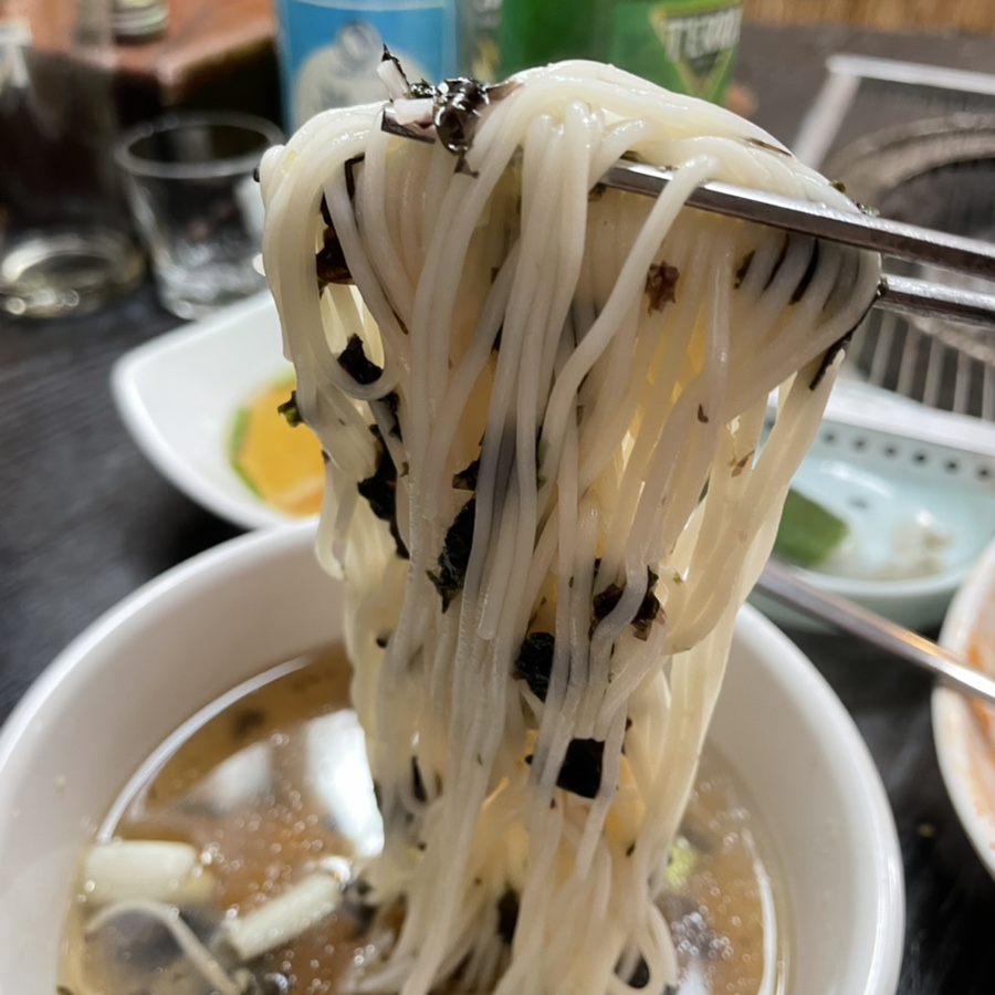 청정잔치국수 이미지