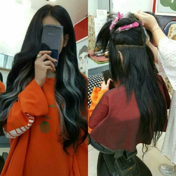 붙임머리 이미지