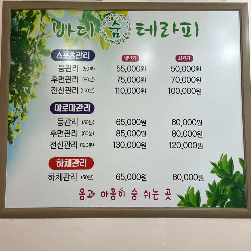 바디숨테라피 이미지