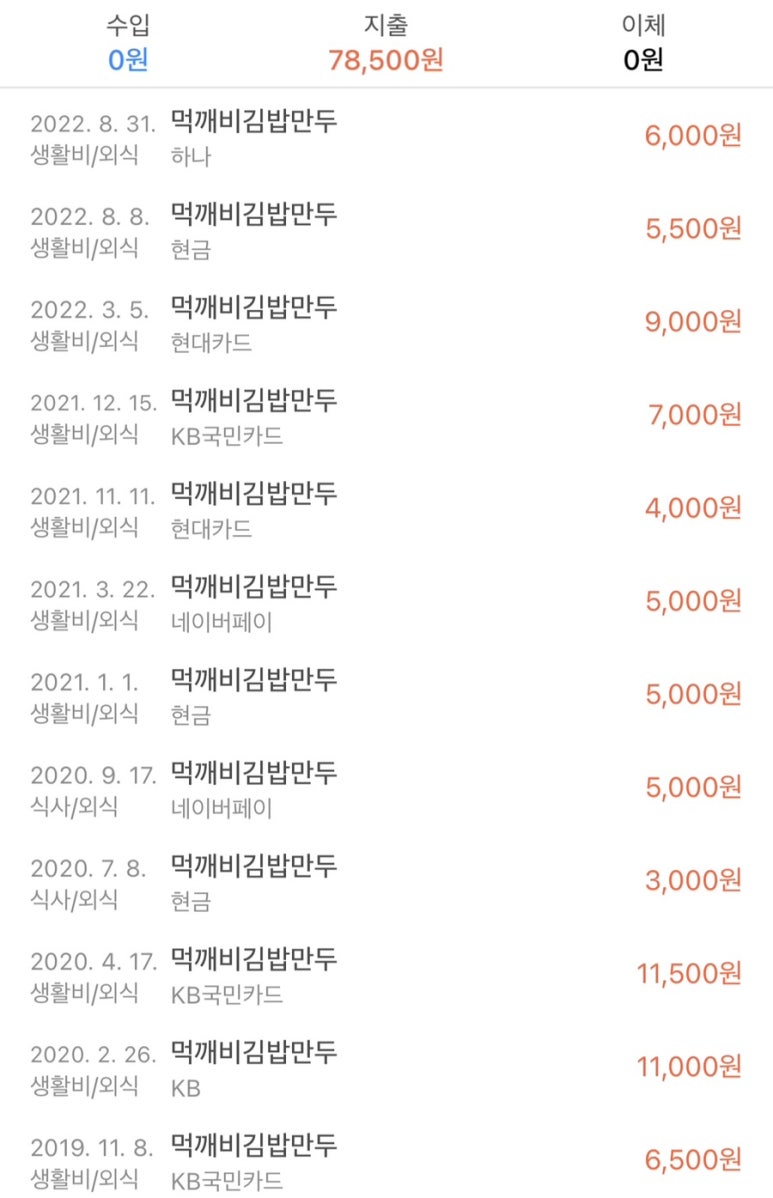 먹깨비김밥만두 이미지