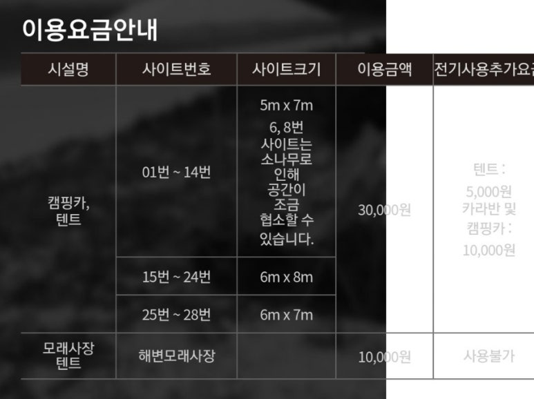해저터널캠핑 이미지