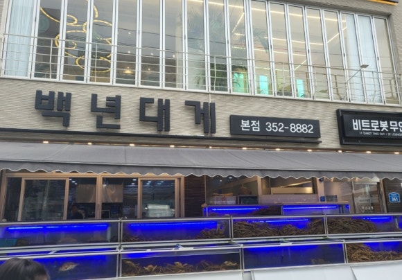 백년대게 이미지