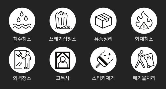 화성유품정리화재청소특수청소 이미지