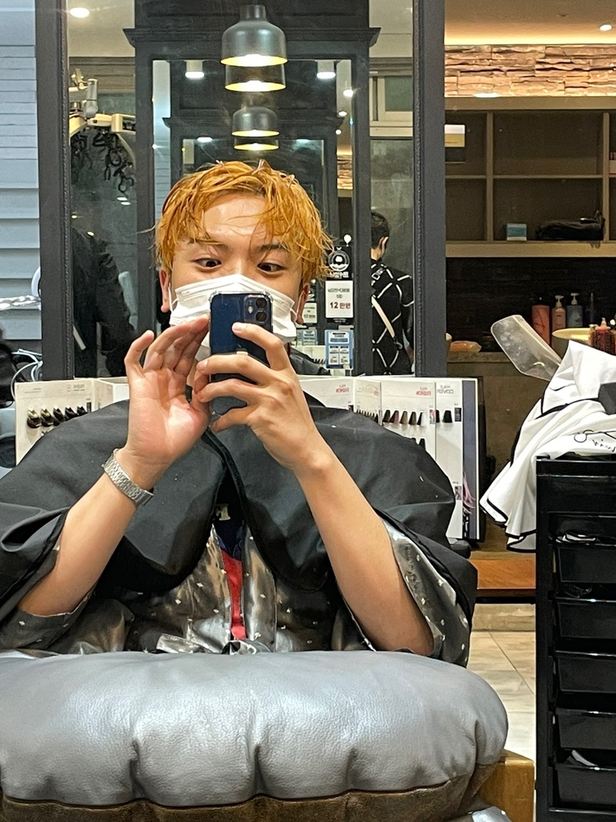잉크빛헤어 이미지